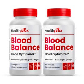 Health Flux Blood Optimization Supplement, HealthFlux Blood Pills (120 Capsules)