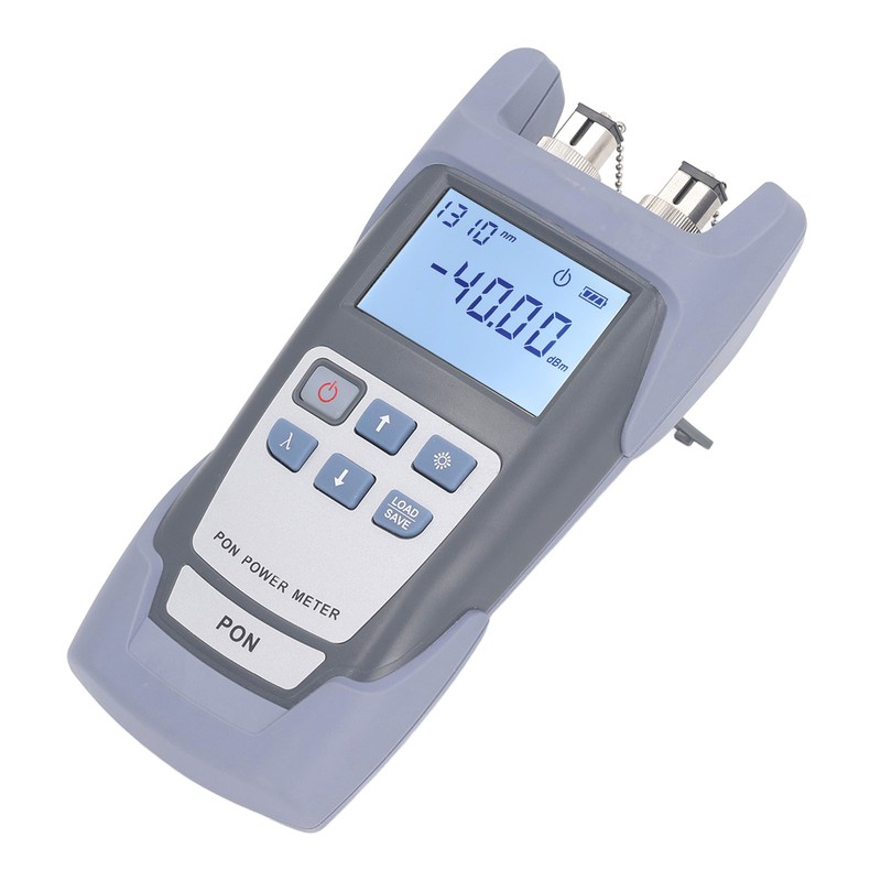 PON Optical Power Meter Fiber Port Checker Red Light Test