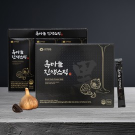 Goydam Eun Black Garlic Extract Stick 15g / 고이담은 흑마늘진액스틱 15g x 30포 100% 국내산 흑마늘추출농축액 휴대섭취 쇼핑백증정