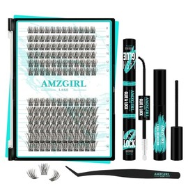 Lash Clusters kit Daybreak Lash Extension Kit with Lash Bond & Seal Lash Remover and Lash Applicator for Diy Lash Extension Kit at Home(D-Mix8-16mm kit,Daybreak-v19)