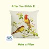 Rosehill Parakeet Birds John Gould Counted Cross Stitch Pattern