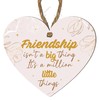 Friendship Heart Plaque – “Friendship Isn’t a Big Thing, It’s