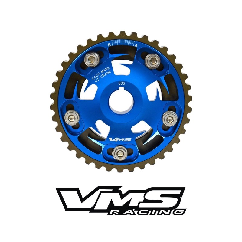 VMS BLUE ADJUSTABLE CAM GEAR FOR HONDA CIVIC 1988 TO