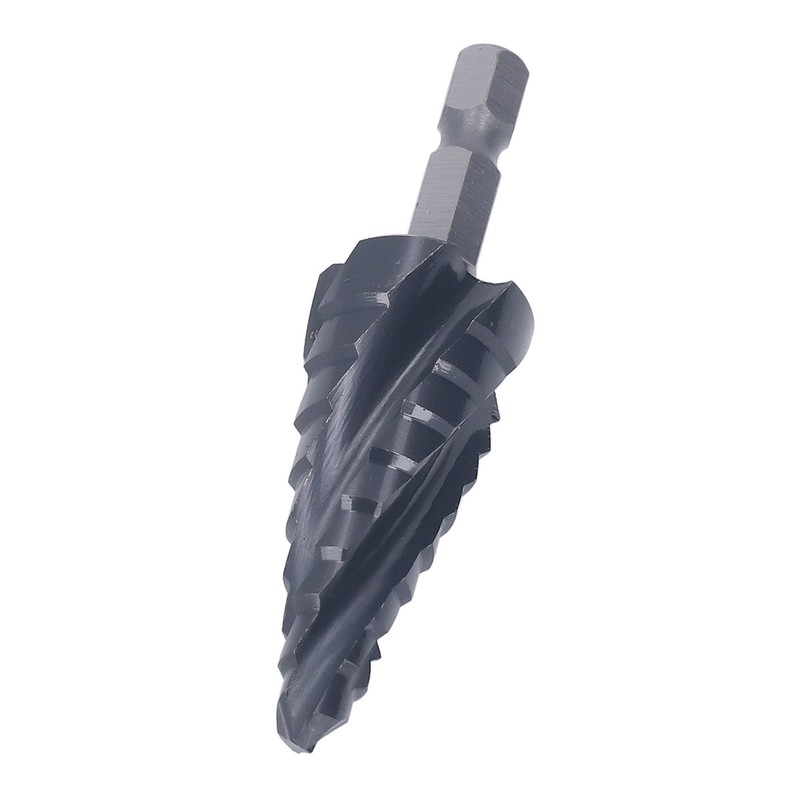 1/4in Shank Spiral Groove Step Drill Bit M35 Cobalt 4