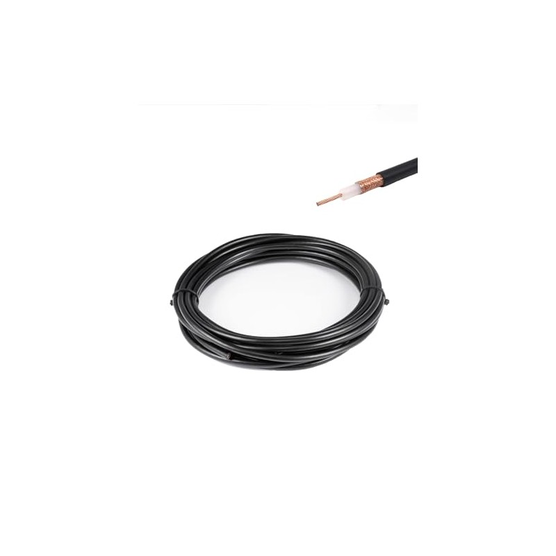 POBADY RG58 - Cable coaxial RF (5 m)