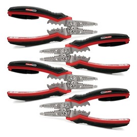 Gardner Bender GST-70M Circuit Alert, Multi-Tool Strips, Crimps, and Cuts, 8-20 AWG, Volt Sensor in Handle 4 Pack