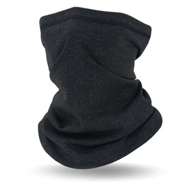 Issimober Winter Tube Scarf Men & Women, Windproof Loop Scarf, Multifunctional Neck Warmer, Keep Warm Sports Scarf, Neck Warmer for Skiing, Jogging, Cycling, Snowboarding, black