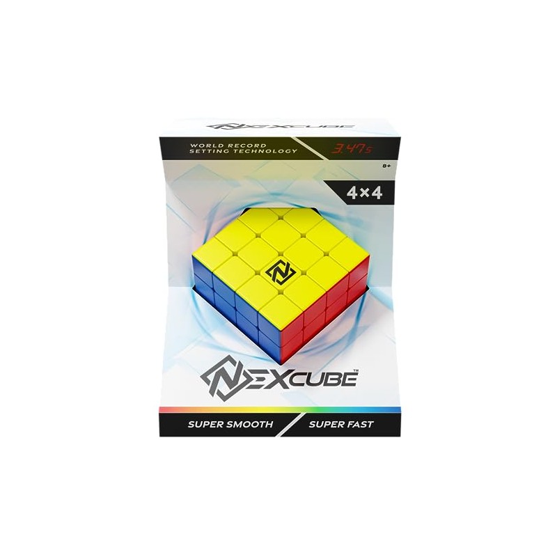 Goliath Toys 928347.006 Brain Teaser 4x4 Speed Cube, Multicoloured