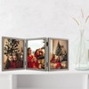 Space Art Deco Triple 5x7 Picture Frame, 3 5x7 Folding