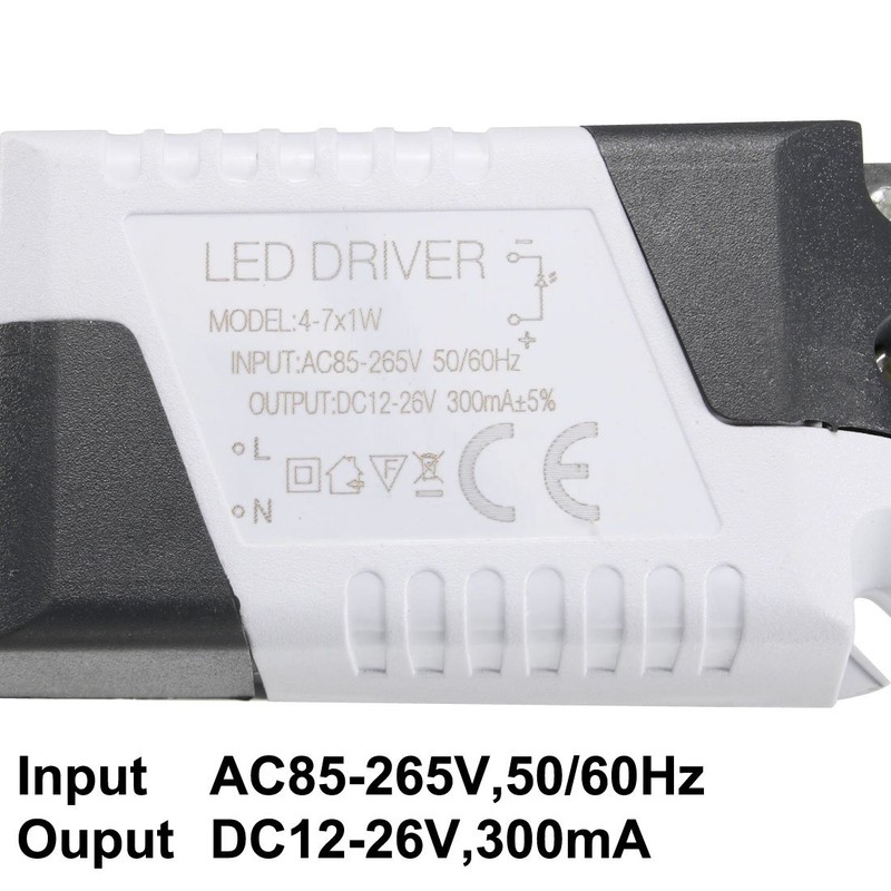 sourcingmap LED Driver 4-7W Constant Current 300mA High Power AC