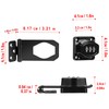Keyless Cabinet Combination Lock,3-Digit Combination Lock Twist Knob Hasp Latch