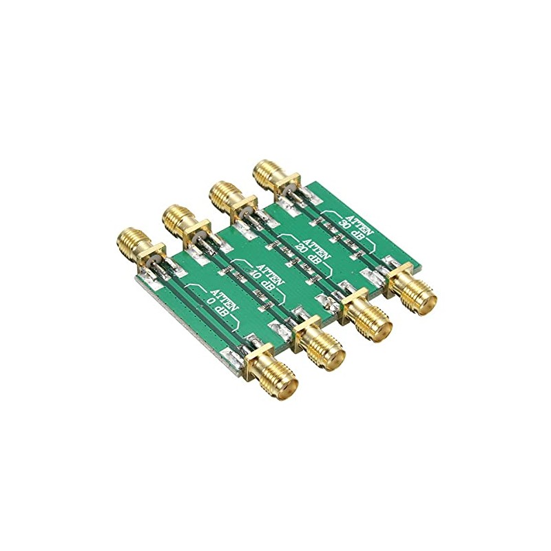TECNOULAB 2pcs DC 4.0GHz 200MW 23dBm RF Fixed Attenuator SMA