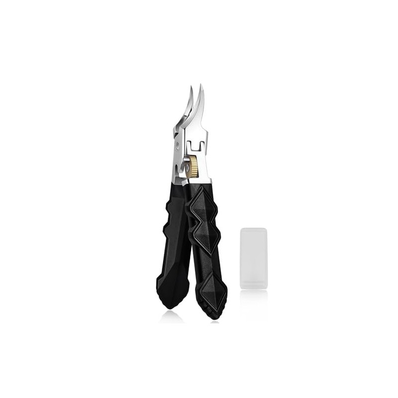 Professional Ingrown Toenail Clippers with Safety Lock and Wide Jaw