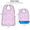 VOPHIA 3 Pack Adult Bibs for Women Washable Bib Reusable
