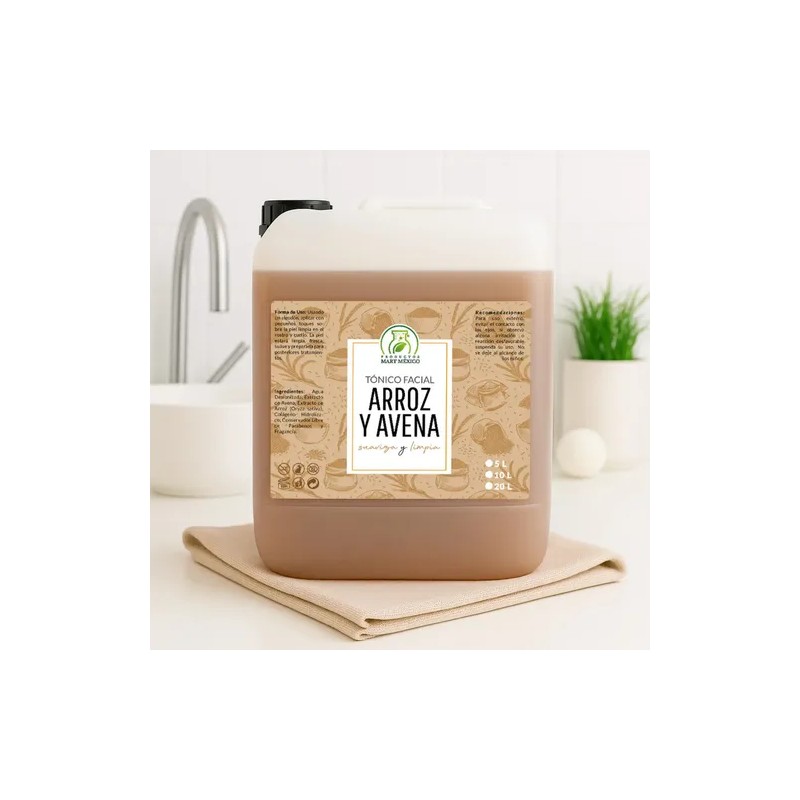 Tónico Facial Productos Mart Mexico Arroz Avena Piel Sensible 10