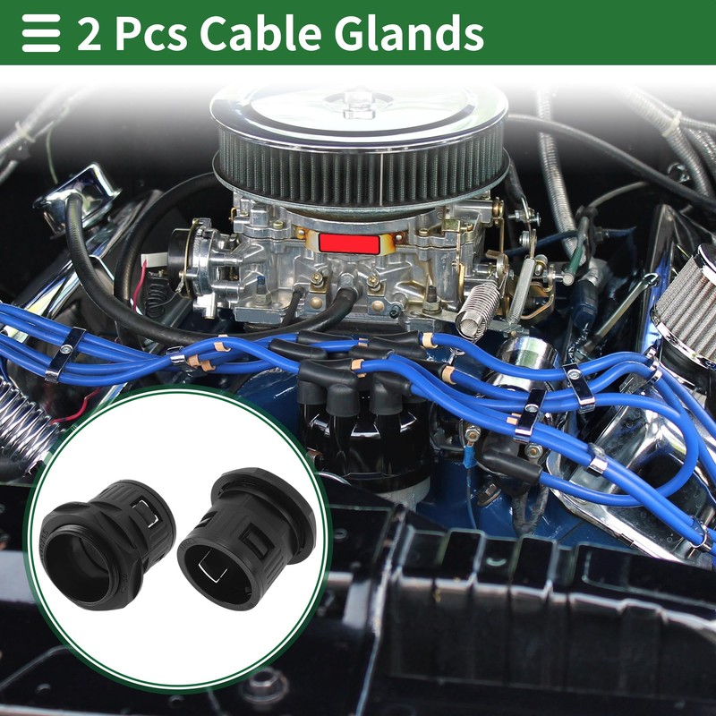 Partuto M40x1.5 Cable Glands 34.5mm / 1.36" Bellows Quick Connector