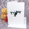 Large (A4) 'Camera Drone' Blank Greeting Card (GC00049604)