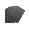 JHZABPO Match Stickers, Black Honeycomb Match Striker Paper 5.5" *