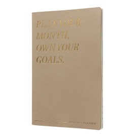 Kokonote Student Calendar 2025/2026 Planner Perpetual Calendar Book Calendar Chai Latte - Study Planner School Planner Diary 2025/2026 Without Fixed Date - Gifts School Supplies Aesthetic, Beige