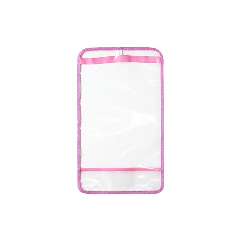 [マモルチャン]ランドセルカバー キラキラふち透明ランドカバーL キッズ ピンク (006)