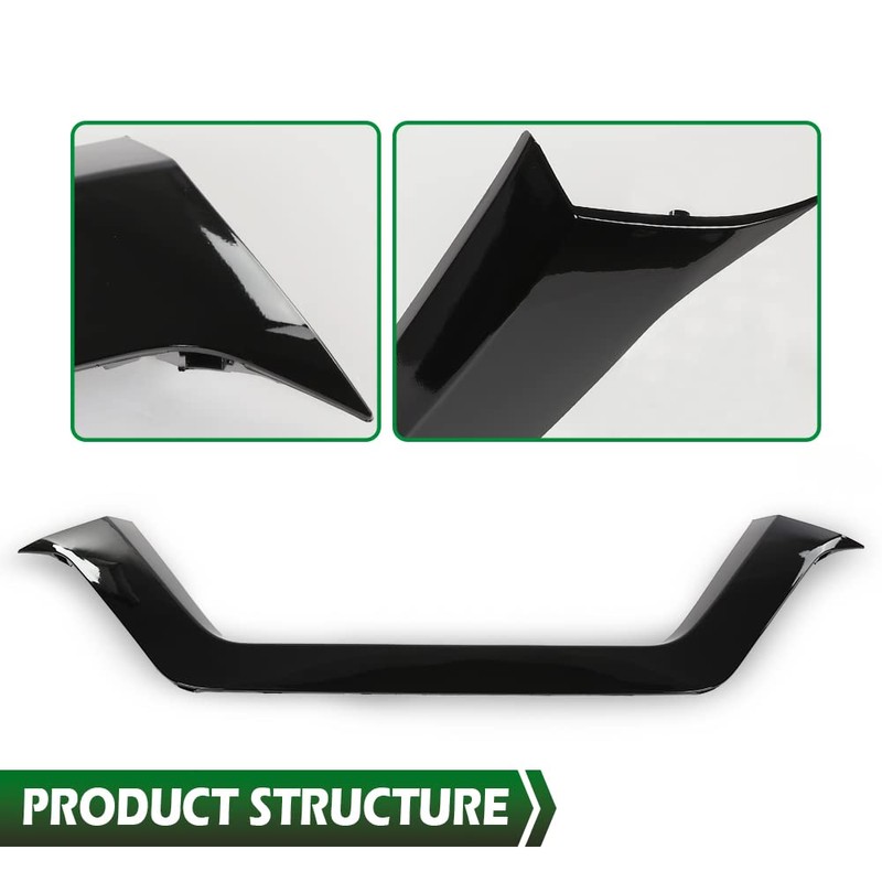 GRAND ORANGE Front Upper Bumper Grille Outer Molding Trim Compatible