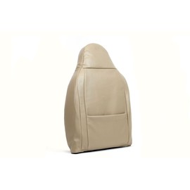 BRATIS CO INC Driver Lean Back Leather seat cover Tan 99-00 Compatible with Ford F250 Lariat