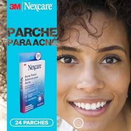 Necare 3M, Parche para Acné Invisible, Hidrocoloide que Absorbe Secreciones del Acné y Protege la Piel, para una Recuperación más Rápida y Discreta, T