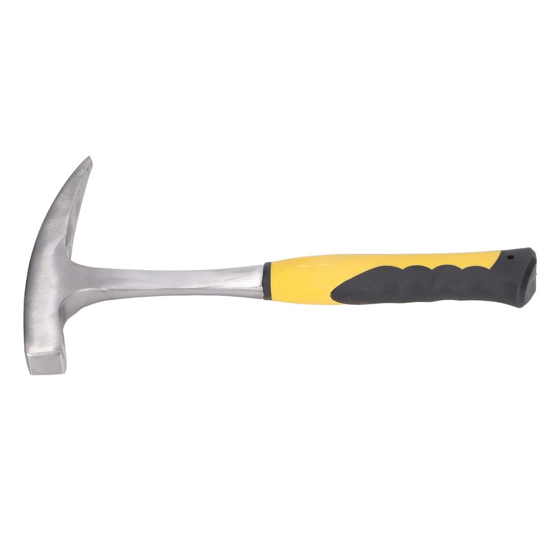 Brick Hammer Rubber Handle Impact Resistant Geological Pointed Head Duckbill
