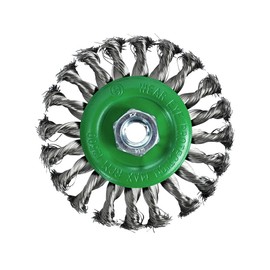 Faithfull FAIWBCT115S Flat Wire Brush 115 x 12 x M14 x 2-0.35mm Stainless Steel Wire