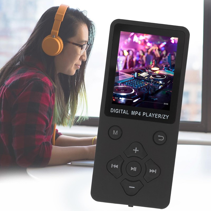 MP3 Player with Bluetooth, HiFi Sound, 1.8 Inch Screen, Portable