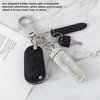 Veseek Lip Balm Holder Key Chain 2Pcs Lip Balm Gloss