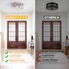 Flush Mount Ceiling Light,13-inch Ceiling Light Fixture,3-Light Kitchen Light Fixtures,Rustic