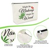 Funny Weed Gifts Makeup Bag Birthday Gift for Women Humor