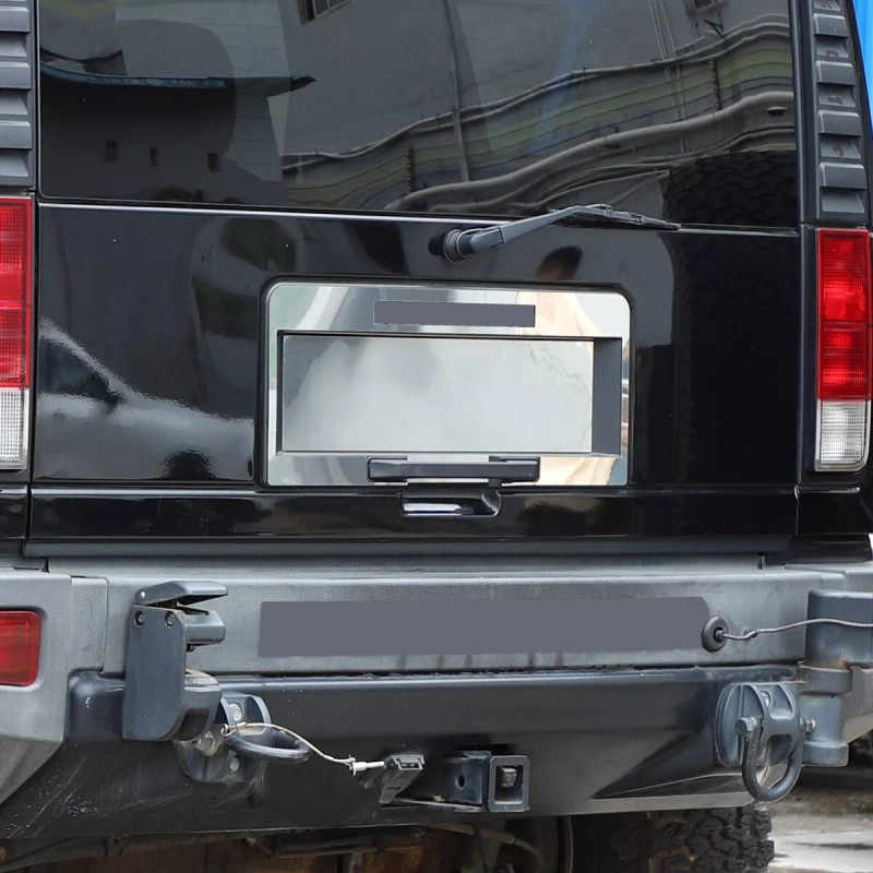 cartiangous For Hummer H2 2003-2009 Tailgate License Plate Bottom Filler