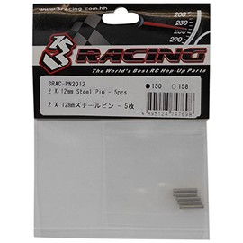 3Racing #3RAC-PN2012 2 X 12mm Steel Pin - 5pcs for 3Racing All