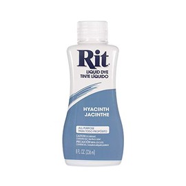 Rit Dye – 8 Oz. Liquid Fabric Dye for Clothing, Décor, and Crafts – Hyacinth with Color Fixative