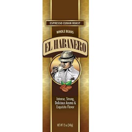 El Habanero Coffee Beans  espresso Whole 2lb