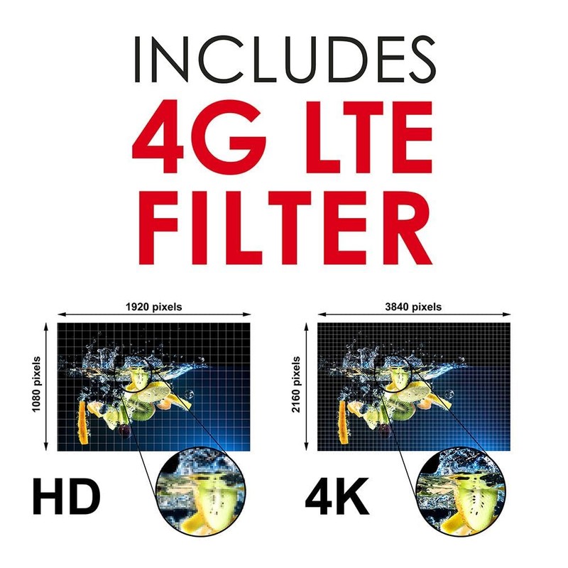 A2Z Active Indoor Loop TV Antenna Aerial Built-in LTE 4G