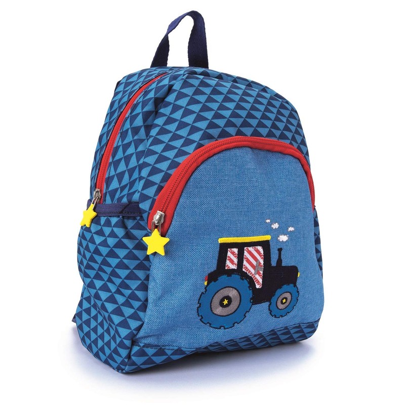 Familando Spiegelburg Small Friends Backpack Tractor 4-Piece Set with Gym