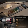 RK ROYAL KLUDGE A70 Wireless Ergonomic Keyboard, Alice Split Mechanical