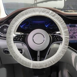 Non-slip disposable non-woven fabric steering wheel cover 1P Car wash Maintenance delivery Disposable steering wheel cover Non-woven fabric steering wheel cover / 미끄럽지 않은 일회용부직포핸들커버1P 세차 정비 탁송 일회용핸들커버 부직포핸들커버