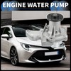 INFINAUTO Water Pump, Front 16x14.5cm Engine Water Pump with Rubber