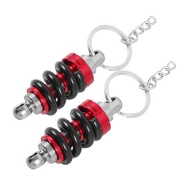 Gririw Motorcycle Parts Keychain Metal Car Shock Absorbers Design Car Key Ring Accessories Mini Creative for Men Women Boys