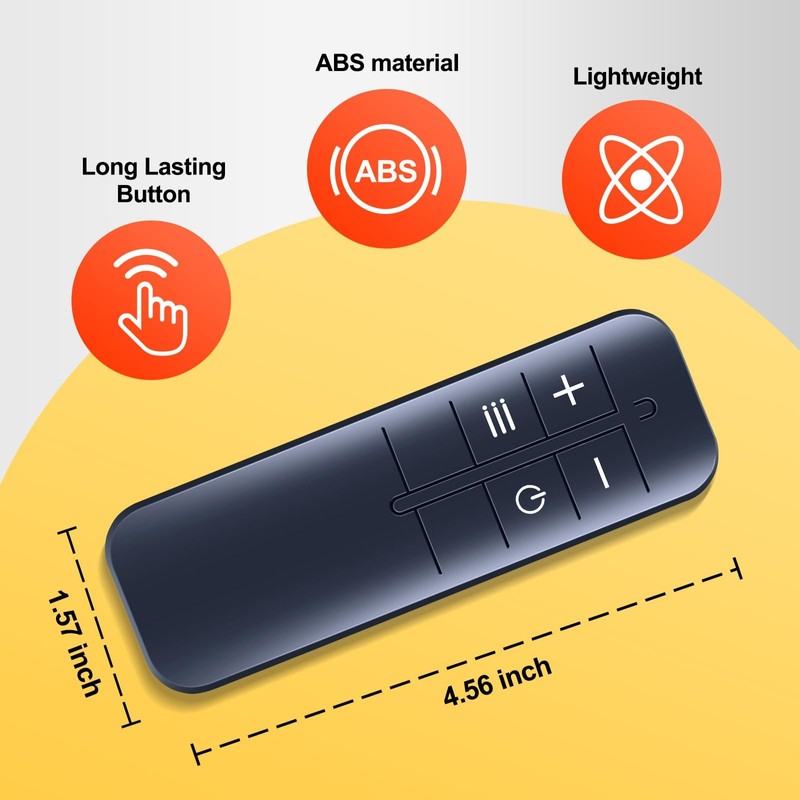 RETROSUN Replacement Remote Control for Yemsd 3 in 1 Portable