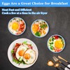 XANGNIER Silicone Air Fryer Egg Mold,3 Pcs Reusable Nonstick Egg
