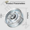 FENXDN Idler Pulley B527 (OD-3.25", ID-3/8) for Sw-isher Lawn Mower