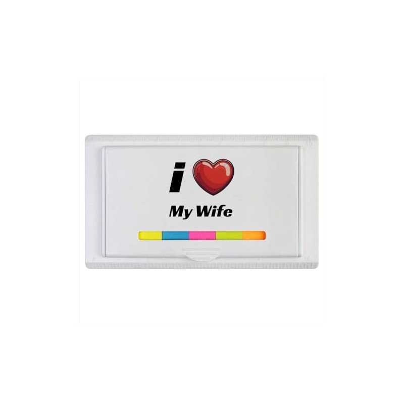 'I Love My Wife' Sticky Note Ruler Pad (ST00037197)