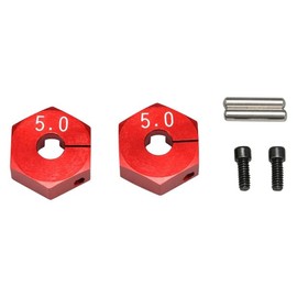 Yokomo 0.2 inch (5.0 mm) Clamp Type Foil Hub for YD-2 (Red) Y2-011CR5A