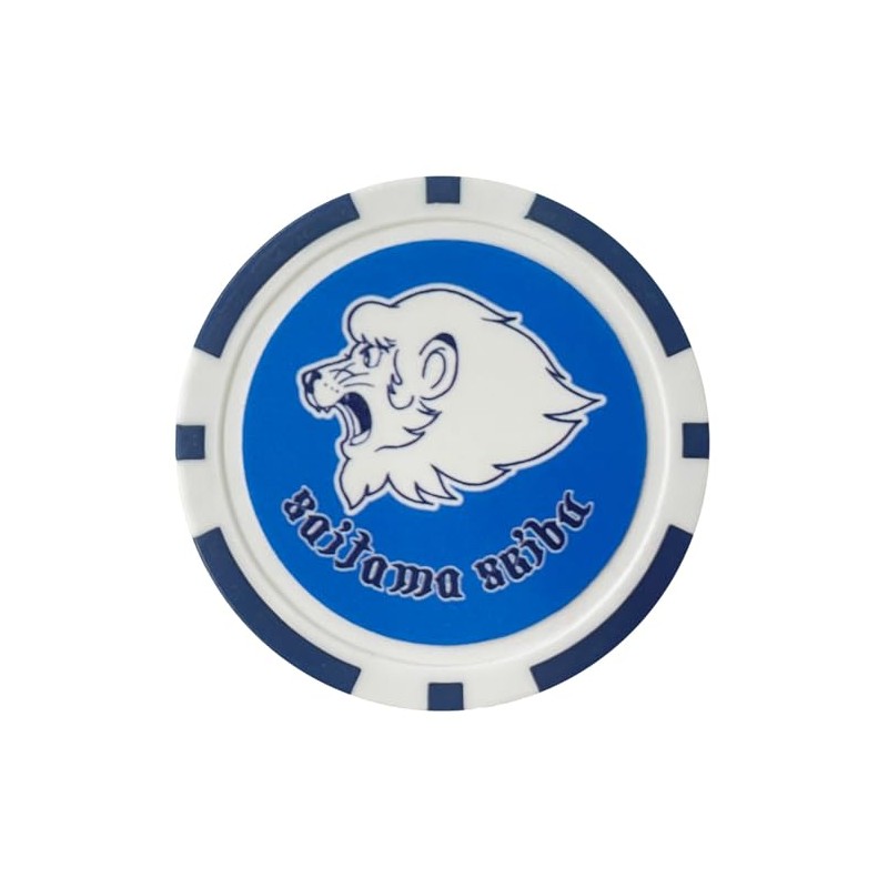 LEZAX Saitama Seibu Lions Golf Casino Marker Blue SLAC-5727
