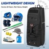 Catchers Gear Bag with Wheels for 4 Bats, Rolling Baseball